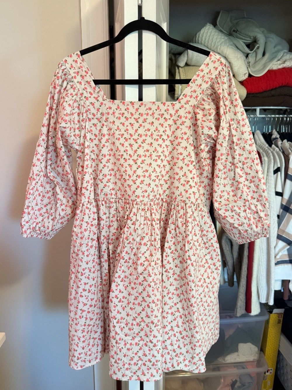Floral Puff Sleeve Dress